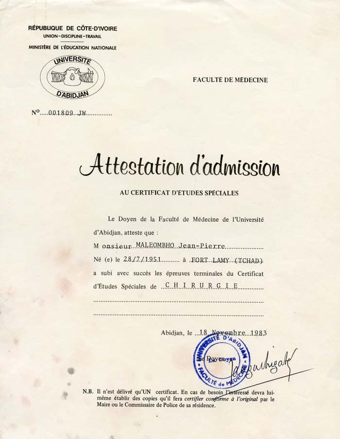 Diplôme & Certificat 02