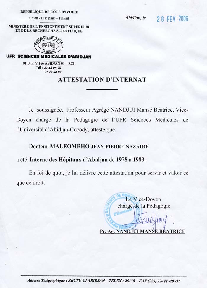 Diplôme & Certificat 03