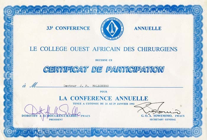 Diplôme & Certificat 76