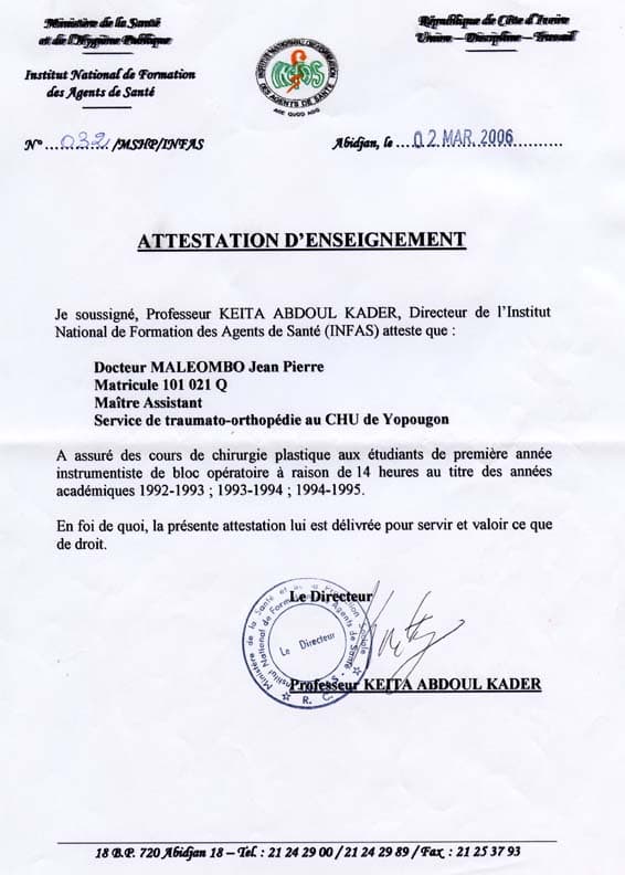 Diplôme & Certificat 77